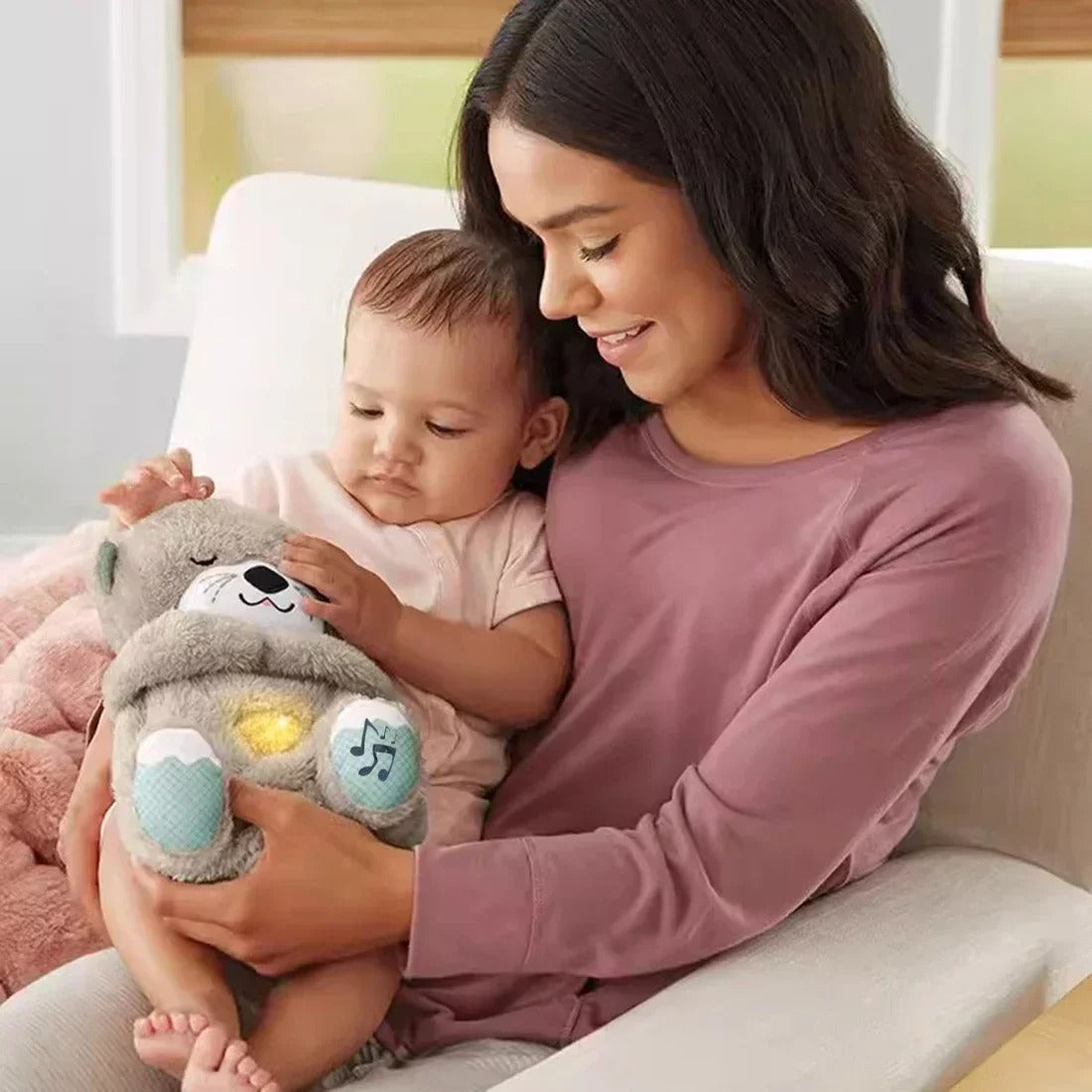 Peluche De Apego Con Respiración